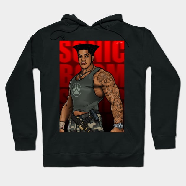 Grime Fighter - Chip Hoodie by DoodleDeano